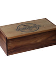 Dominoes in Box | 20 x 10cm Blocks | Solid Blackwood