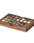 DOMINOES with Geometric Shapes | Monkeypod Wood | incl Box