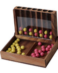 FOUR IN A ROW 2D | 17cm | Wood | Yellow & Pink Balls