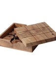 Noughts & Crosses | 14cm | Solid Wood