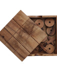Noughts & Crosses | 14cm | Solid Wood