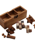 PUZZLE SET of 3 | Star Puzzle, Snake Cube, Demon Cube