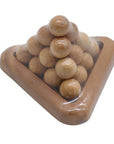 PYRAMID BALL | 145mm | Solid Wood