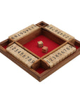 SHUT THE BOX | 4 Player | 22 cm | Solid Wood