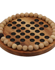 SOLITAIRE with Wooden Balls | 26 cm Board | Solid Wood