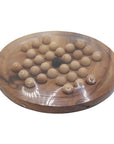 SOLITAIRE with Wooden Balls | 26 cm Board | Solid Wood