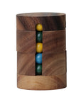 SPINNING DRUM | 10 cm | Monkeypod Wood