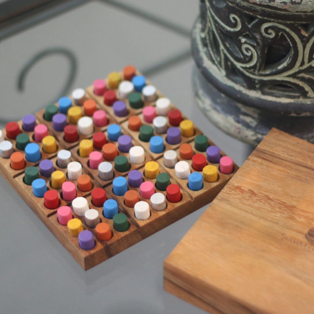 SUDOKU | 14 cm Board | Multi Colour | Solid Wood – House of Chess