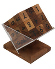 SUDOKU | 8 cm | 3D Cube | Solid Wood
