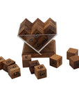 SUDOKU | 8 cm | 3D Cube | Solid Wood