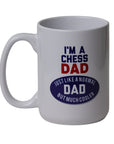 Tall Chess Themed Coffee Mugs | 450ml