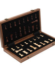 Travel Chess Set | Wooden | Magnetic | Folding | 38cm
