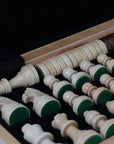 Travel Chess & Checkers Set | Folding | Magnetic | Walnut & Maple | 40cm