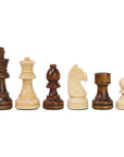 Travel Chess & Checkers Set | Folding | Magnetic | Walnut & Maple | 40cm
