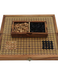 WOODEN GO SET | Fold Board (19x19 grid) | Wooden Stones