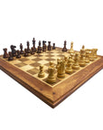 American Staunton | Brown Kiaat & Beech solid wood board (large)