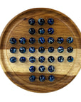 Wooden Solitaire game | Kiaat