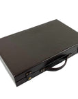 Backgammon Set | Dark Brown | Side Racks | 48cm