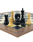 LENINGRAD | Black Poplar & Sycamore board with Walnut border (large)