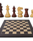 STALLION KNIGHT | Anjan Wood | 78mm King | Wenge Maple Board | 45mm Squares