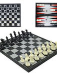 Plastic Magnetic 3-in-1 | Chess, Checkers & Backgammon