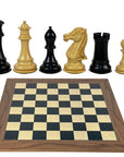 View details for ROYAL KNIGHT | Black Poplar & Sycamore board with Walnut border (x large) ROYAL KNIGHT | Black Poplar & Sycamore board with Walnut border (x large)