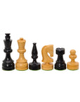 RUSSIAN KNIGHT | Ebonised Chess Pieces | 3.5" | 85mm