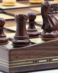 STALLION KNIGHT Wooden Chess Set with 3D Beech Board | 50mm Squares