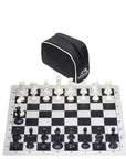 Vinyl Roll-Up Tournament Set | 57 mm Squares | Heavy Luxury Pieces & Bag