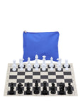 Vinyl Roll-Up Tournament Set | Zip Canvas Bag | 50 mm Squares