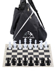 Vinyl Roll-Up Tournament Set | 50 mm Squares | Backpack