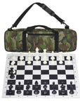 Vinyl Roll-Up Tournament Set | Premier Bag | 57 mm Squares