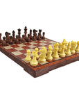 Travel Chess Set | Wood-Like Colours | Magnetic