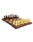 Travel Chess Set | Wood-Like Colours | Magnetic