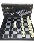 Plastic Magnetic 3-in-1 | Chess, Checkers & Backgammon