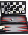 Plastic Magnetic 3-in-1 | Chess, Checkers & Backgammon