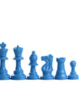 87mm light blue coloured plastic pieces