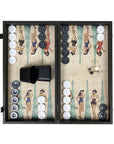 Backgammon | Wooden | Printed Pin-up Girls | 48 x 26cm | TXL1PWT
