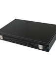 Leatherette Backgammon in case with side racks | 37cm