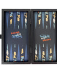 Backgammon | Wooden | Printed Racing Car | 30cm x 17cm | TXL3RCN