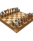 Big 5 Animal chess set | large