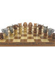 Big 5 Animal chess set | large