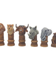 Big 5 Animal chess set | large