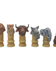 Big 5 Animal chess set | large