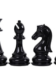 Traditional black & white finish pieces & Leather board | x large