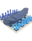 Blue Vinyl roll-up set | medium