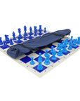 blue vinyl roll-up / coloured (large)