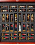 British vs Zulu resin pieces | Wooden Board/Box | Small