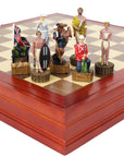 British vs Zulu resin pieces | Wooden Board/Box | Small