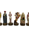 British vs Zulu resin pieces | Wooden Board/Box | Small